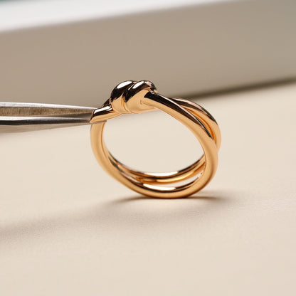 [Resenara Jewelry]KNOT RING PINK GOLD