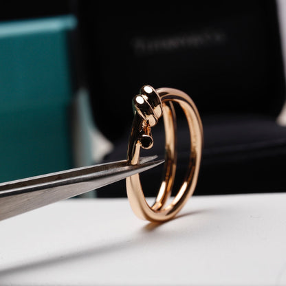 [Resenara Jewelry]KNOT RING PINK GOLD