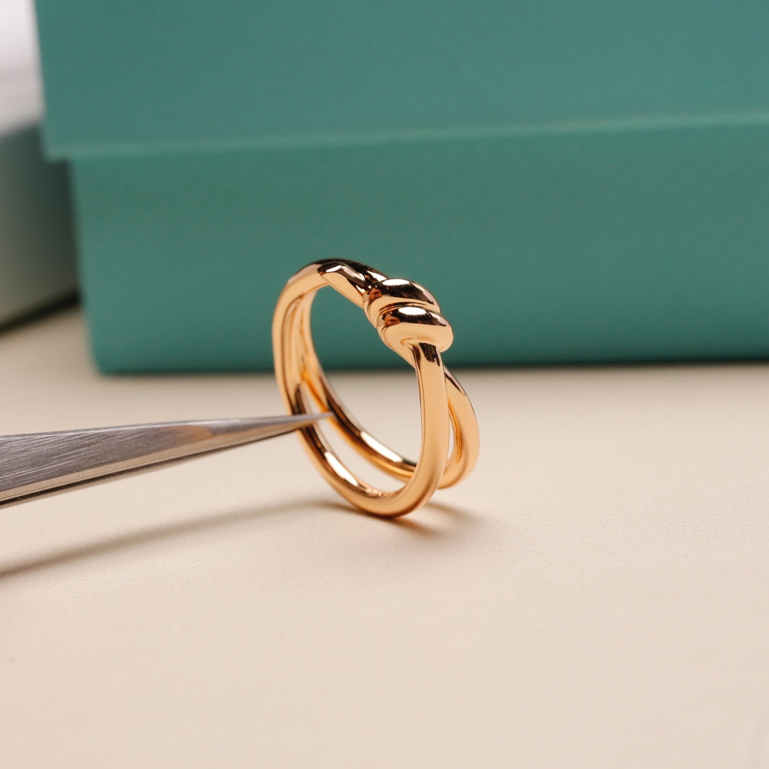 [Resenara Jewelry]KNOT RING PINK GOLD