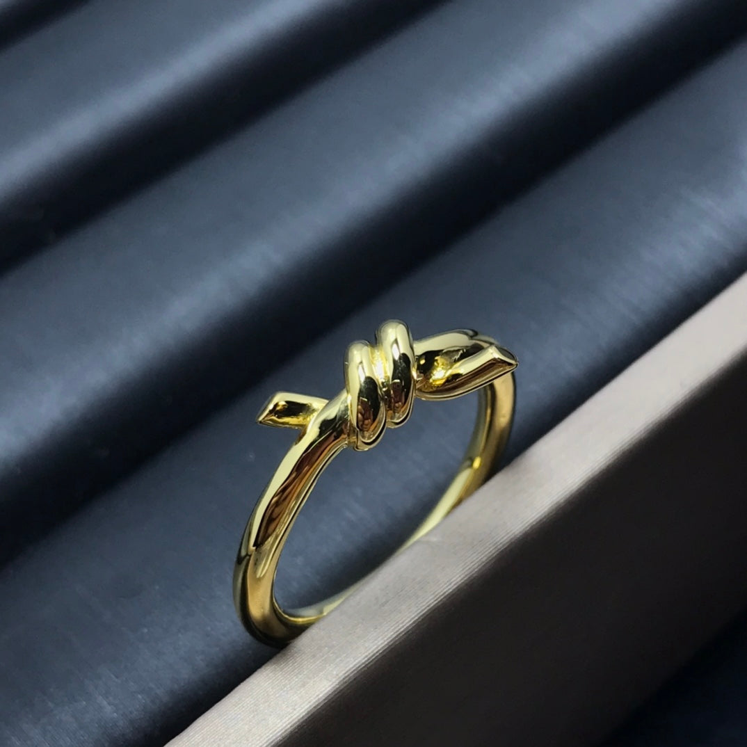 [Resenara Jewelry]KNOT RING 1.2MM