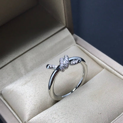 [Resenara Jewelry]KNOT RING 1.2MM DIAMOND