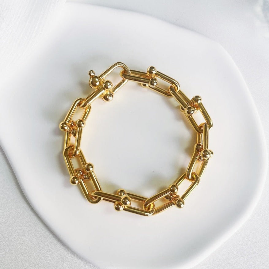 [Resenara Jewelry]HARDWEAR GOLD BRACELET