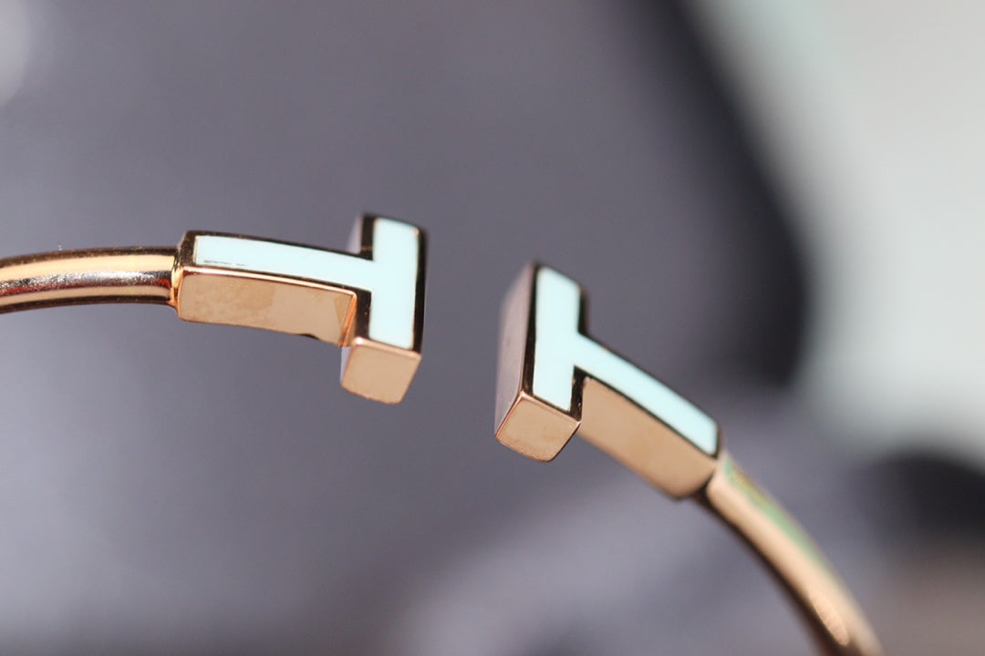 [Resenara Jewelry]T BRACELET 1.8MM TURQUOISE PINK GOLD