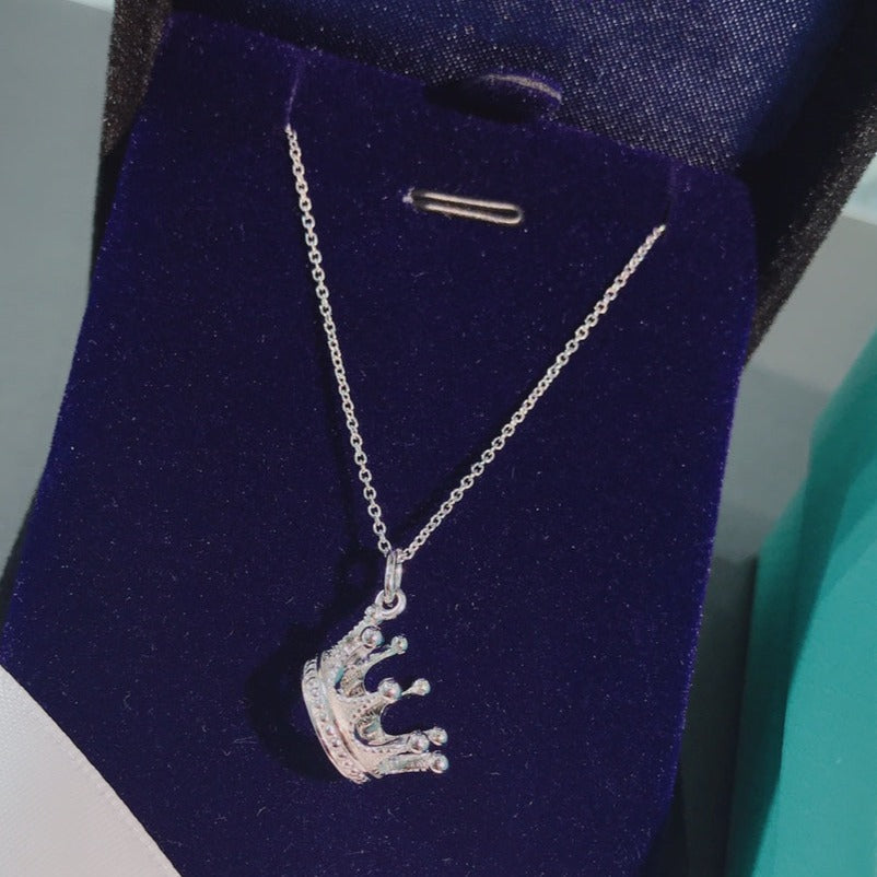 [Resenara Jewelry]CROWN PEDANT NECKLACE
