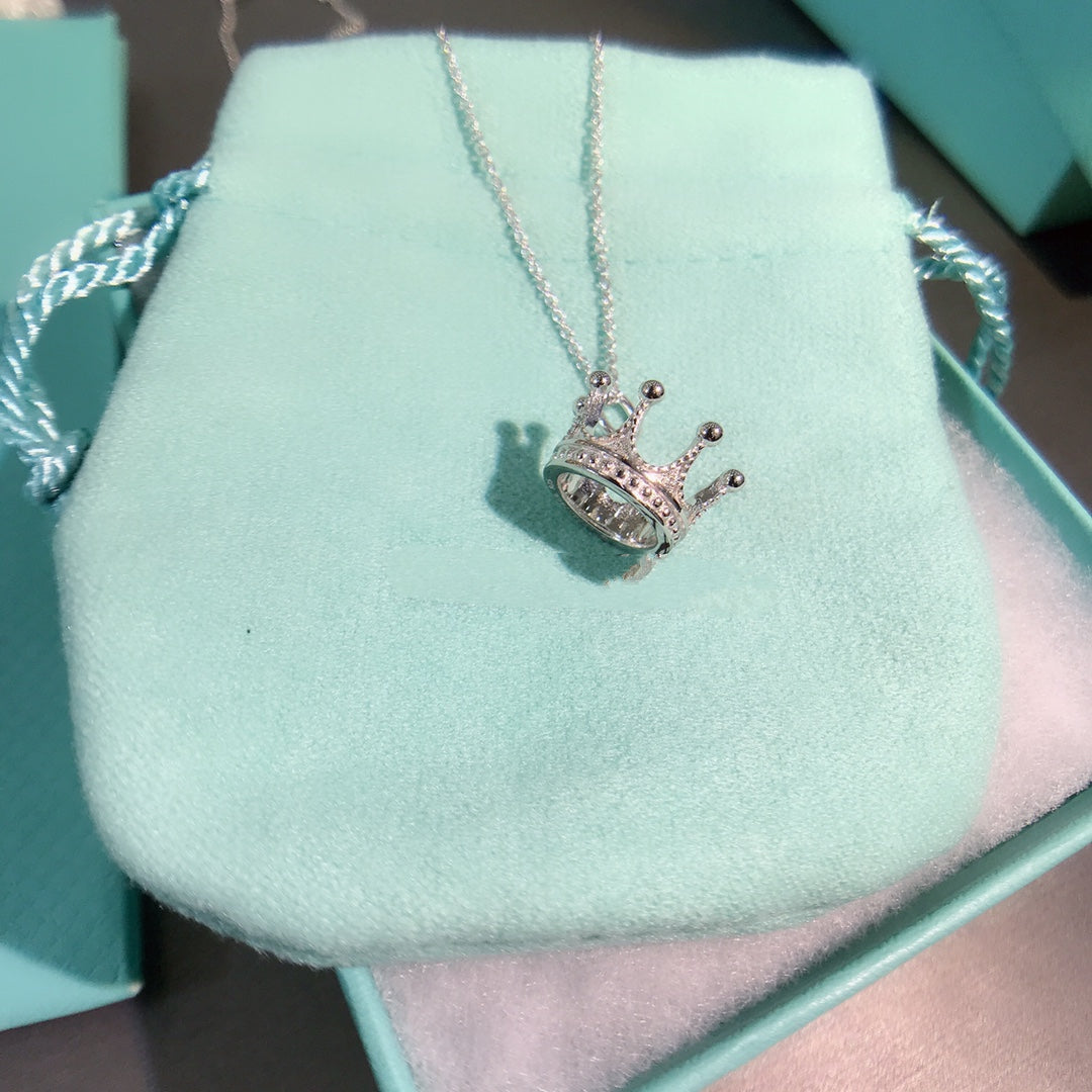 [Resenara Jewelry]CROWN PEDANT NECKLACE