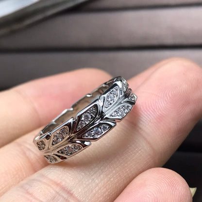 [Resenara Jewelry]OLIVE LEAF RING DIAMONDS