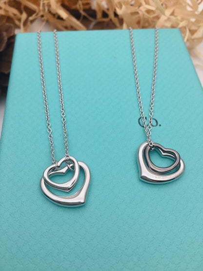 [Resenara Jewelry]OPEN HEART SILVER NECKLACE