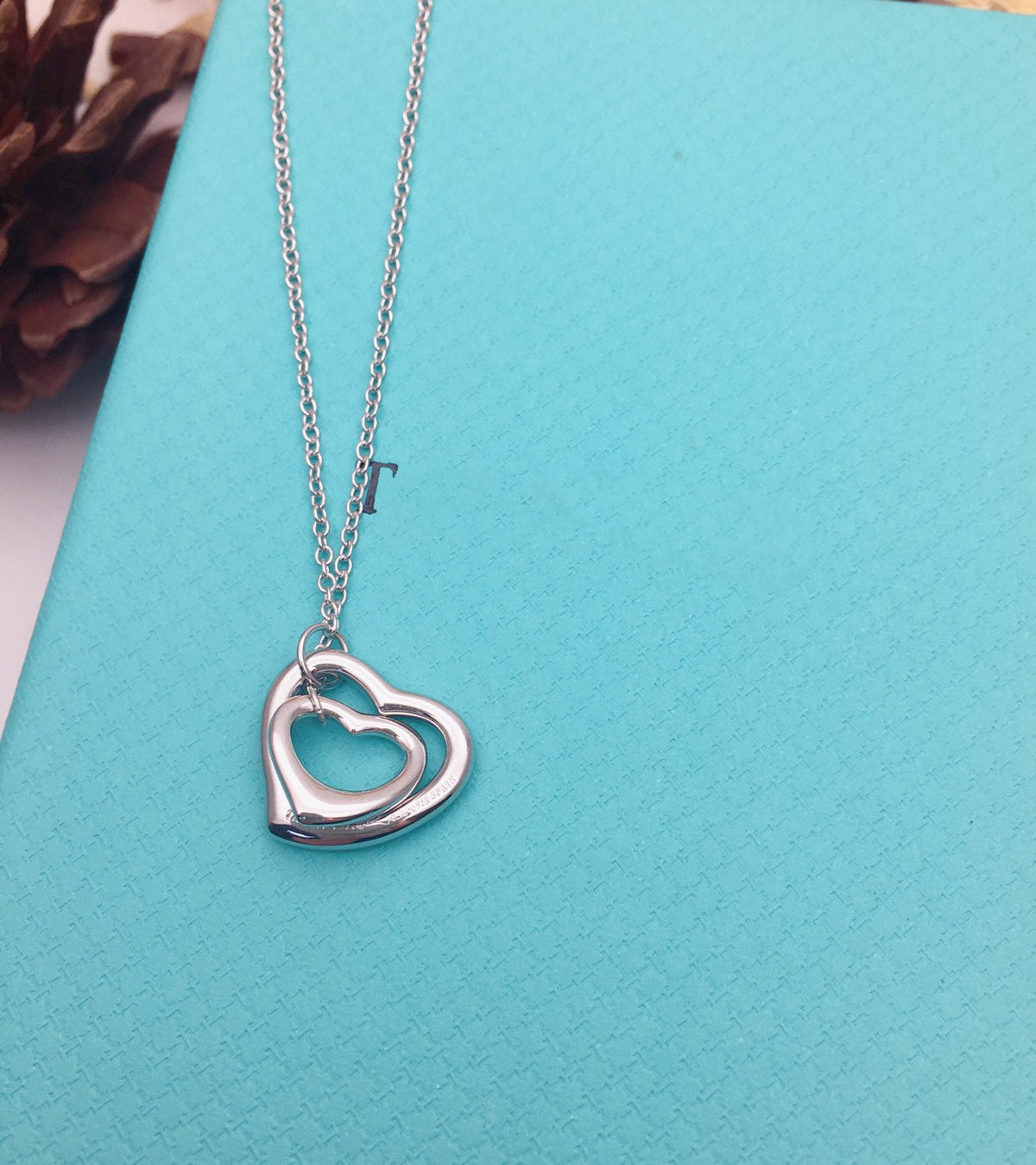 [Resenara Jewelry]OPEN HEART SILVER NECKLACE