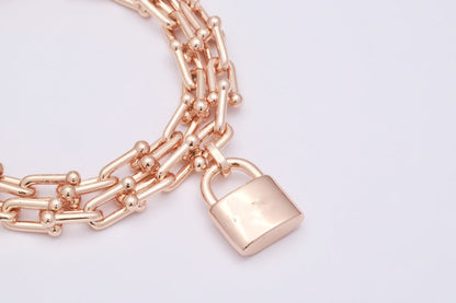 [Resenara Jewelry]HARDWEAR WRAP PINK GOLD BRACELET