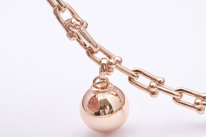[Resenara Jewelry]HARDWEAR WRAP PINK GOLD BRACELET