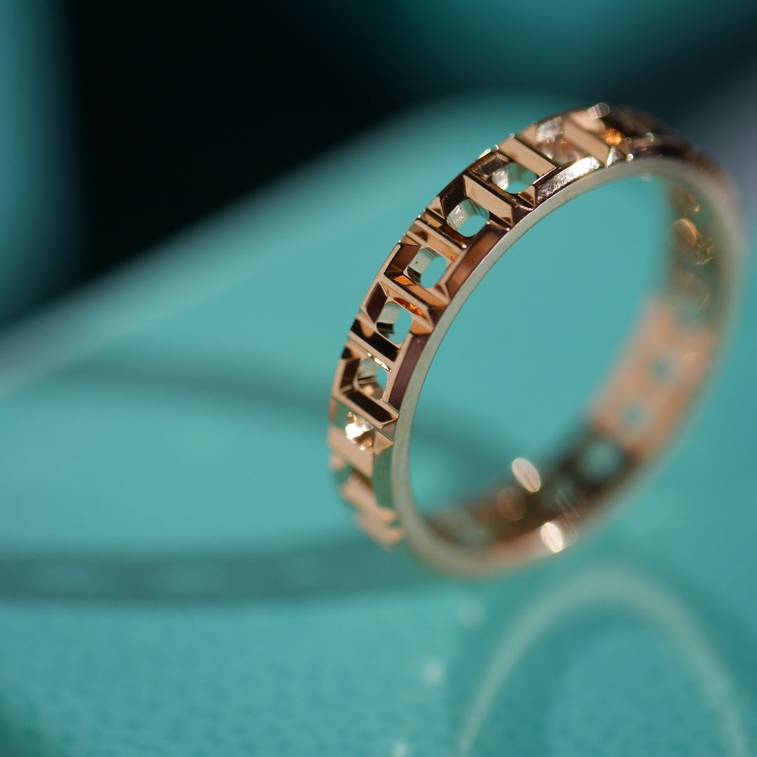 [Resenara Jewelry]T TRUE 3.5MM PINK GOLD RING