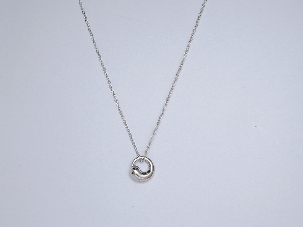 [Resenara Jewelry]SNAIL PEDANT SILVER NECKLACE