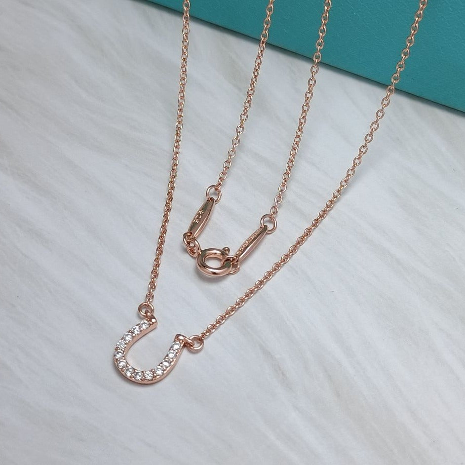 [Resenara Jewelry]U DIAMONDS PEDANT NECKLACE