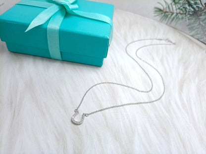 [Resenara Jewelry]U DIAMONDS PEDANT NECKLACE