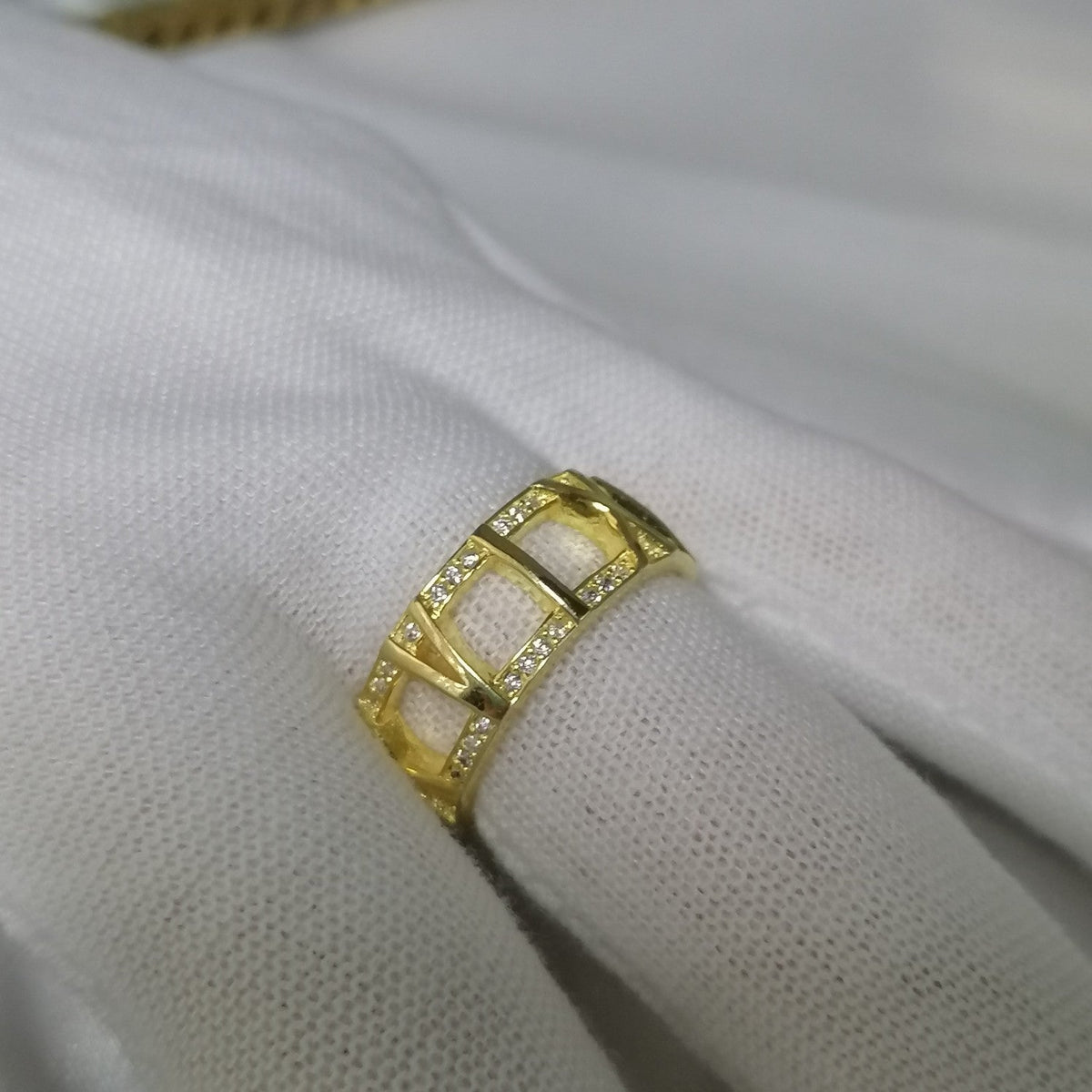 [Resenara Jewelry]ATLAS LARGE OPEN DIAMOND RING