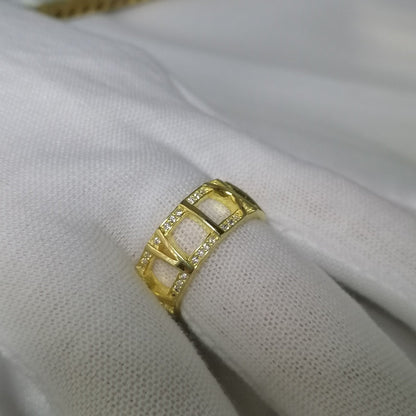 [Resenara Jewelry]ATLAS LARGE OPEN DIAMOND RING