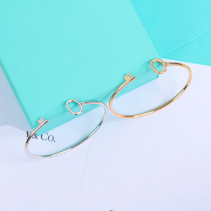 [Resenara Jewelry]KEY WIRE OVAL BRACELET
