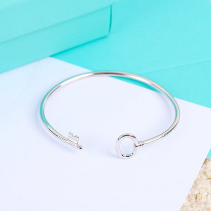 [Resenara Jewelry]KEY WIRE OVAL BRACELET