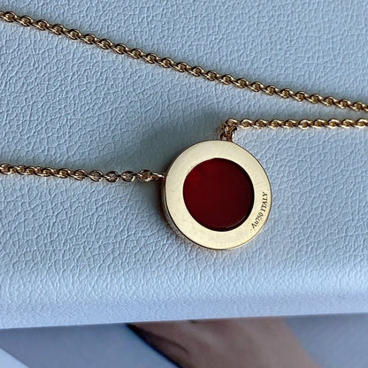 [Resenara Jewelry]T DIAMOND CIRCLE PEDANT NECKLACE