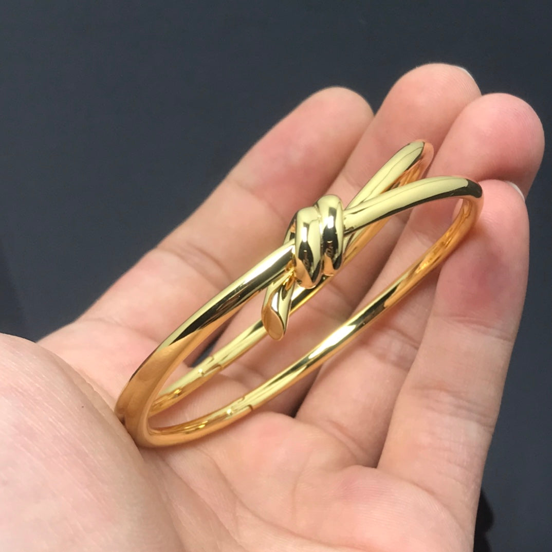 [Resenara Jewelry]KNOT DOUBLE ROWS BRACELET