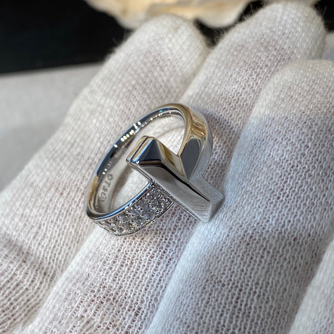 [Resenara Jewelry]T WIRE MEDIUM DIAMOND RING