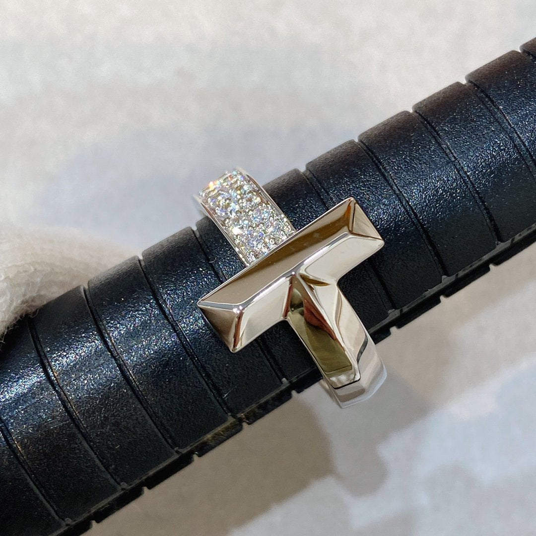 [Resenara Jewelry]T WIRE MEDIUM DIAMOND RING