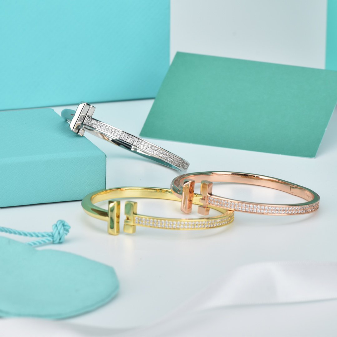 [Resenara Jewelry]WIDE DIAMONDS HINGED BANGLE