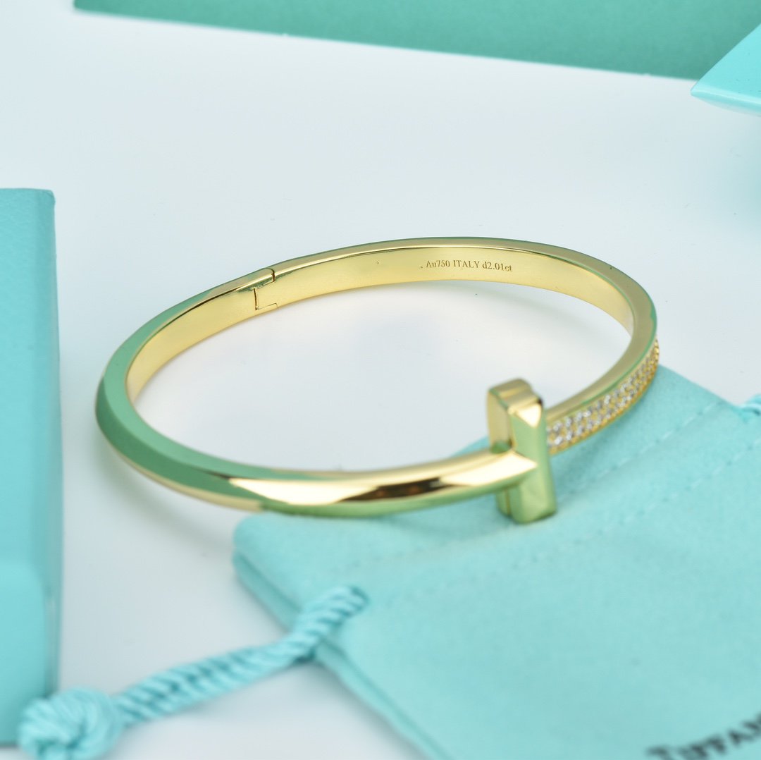 [Resenara Jewelry]WIDE DIAMONDS HINGED BANGLE