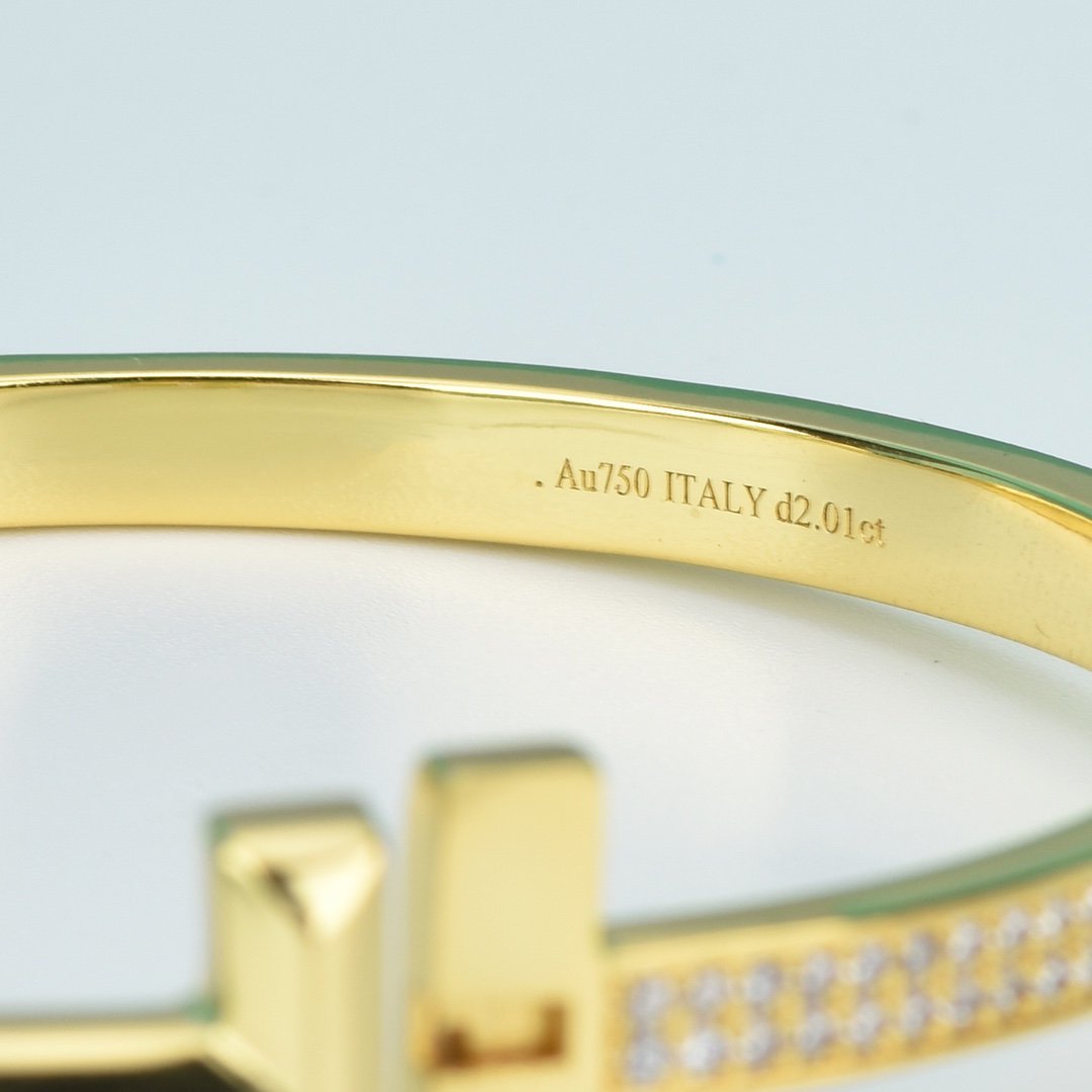 [Resenara Jewelry]WIDE DIAMONDS HINGED BANGLE