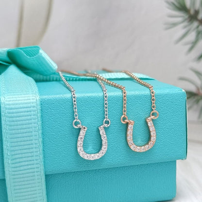 [Resenara Jewelry]U PEDANT DIAMOND NECKLACE