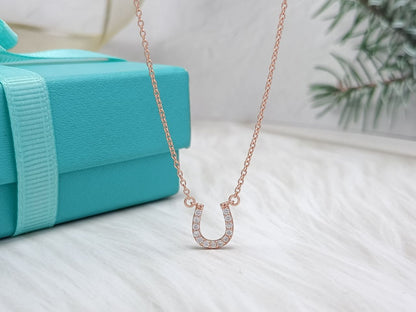 [Resenara Jewelry]U PEDANT DIAMOND NECKLACE