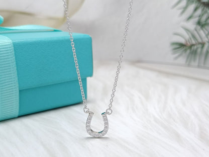 [Resenara Jewelry]U PEDANT DIAMOND NECKLACE