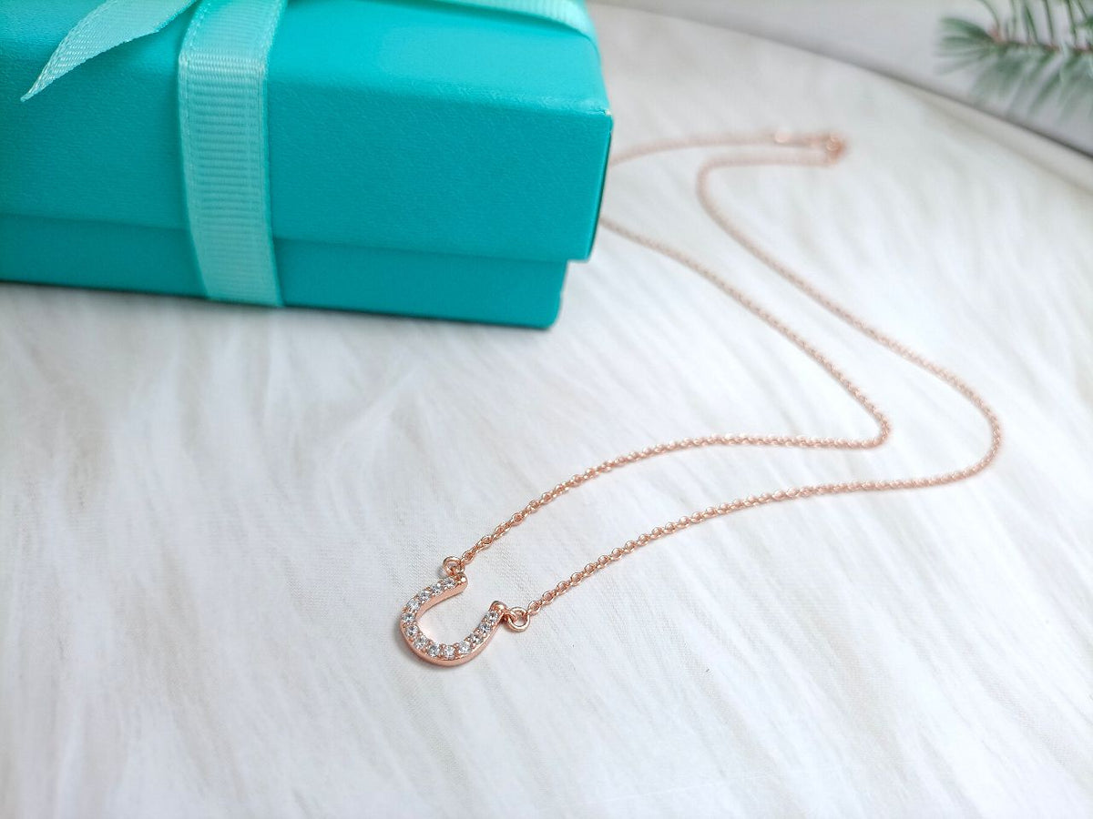 [Resenara Jewelry]U PEDANT DIAMOND NECKLACE