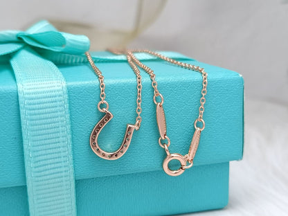 [Resenara Jewelry]U PEDANT DIAMOND NECKLACE