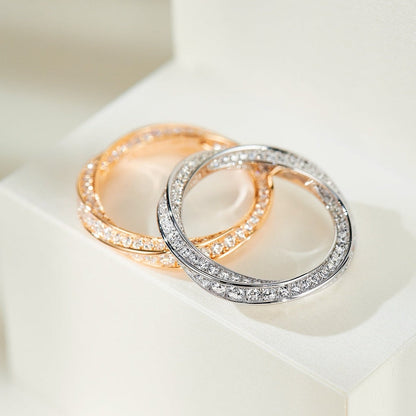 [Resenara Jewelry]SPIRAL DIAMOND RING
