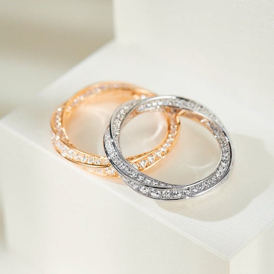 [Resenara Jewelry]SPIRAL DIAMOND RING