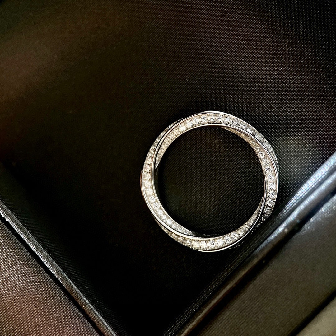 [Resenara Jewelry]SPIRAL DIAMOND RING
