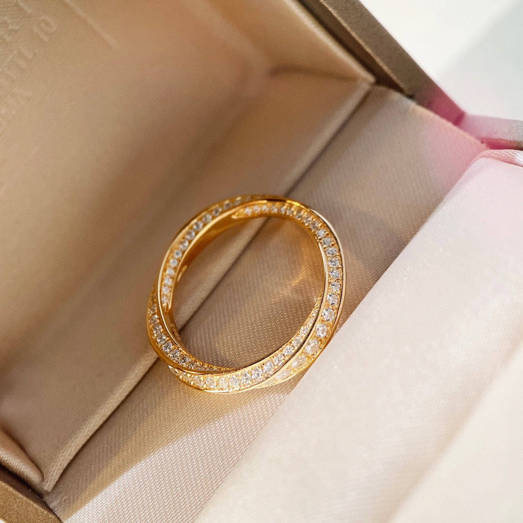 [Resenara Jewelry]SPIRAL DIAMOND RING