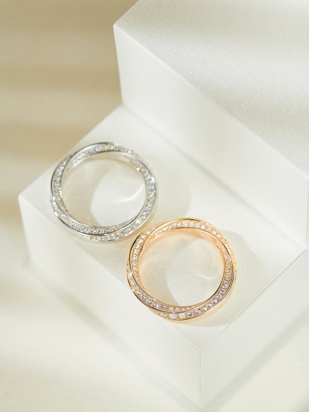 [Resenara Jewelry]SPIRAL DIAMOND RING
