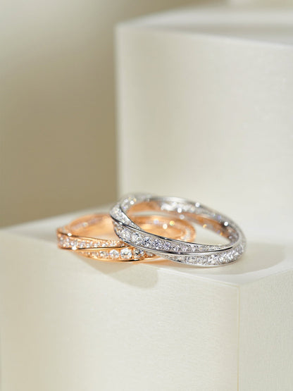 [Resenara Jewelry]SPIRAL DIAMOND RING