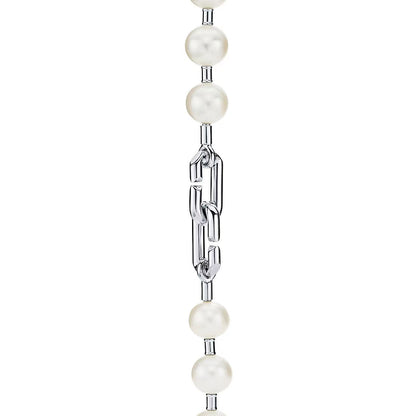 [Resenara Jewelry]HARDWEAR PEARL WRAP NECKLACE