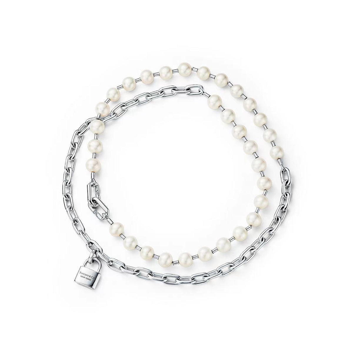 [Resenara Jewelry]HARDWEAR PEARL WRAP NECKLACE