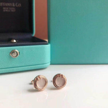 [Resenara Jewelry]PEARL CIRCLE EARRINGS MOTHER