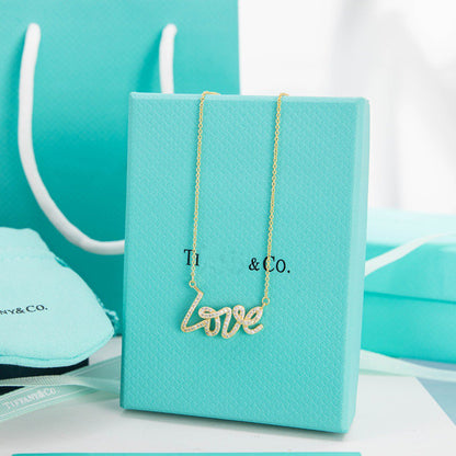 [Resenara Jewelry]PALOMA S GRAFFITI LOVE NECKLACE DIAMOND