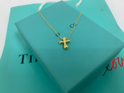 [Resenara Jewelry]CROSS PENDANT MINI BARE CROSS NECKLACE