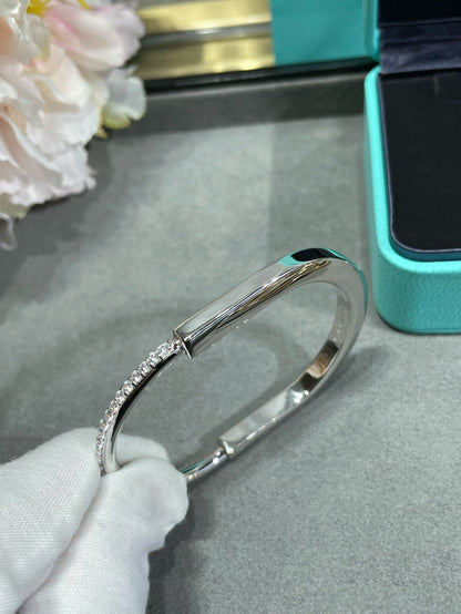 [Resenara Jewelry]LOCK BRACELET DIAMOND