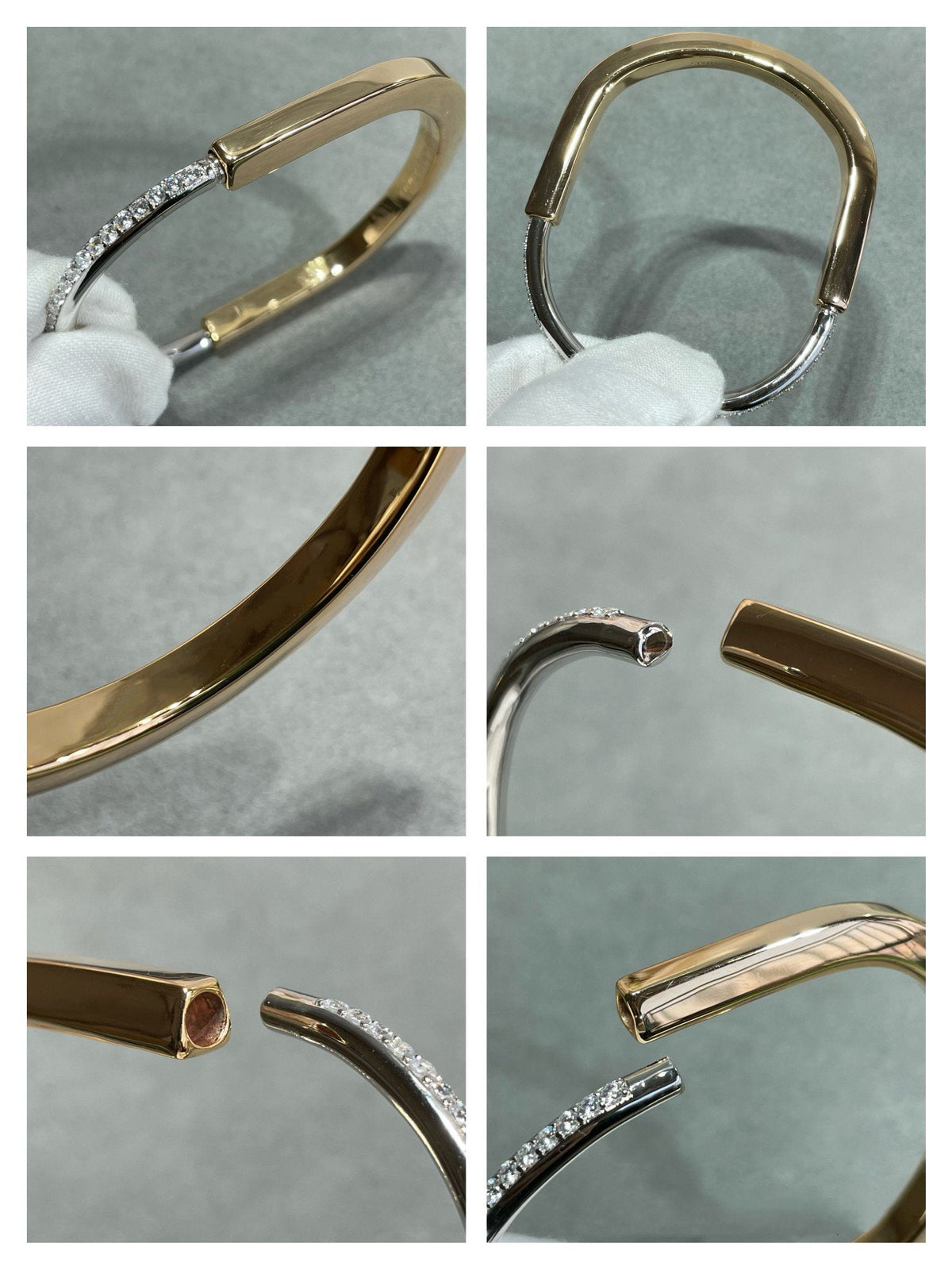 [Resenara Jewelry]LOCK BRACELET DIAMOND