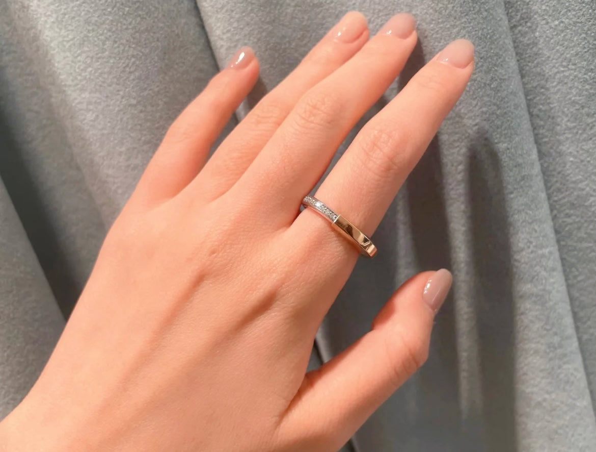 [Resenara Jewelry]LOCK DIAMOND RING