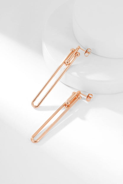 [Resenara Jewelry]HARDWEAR LONG DROP EARRINGS