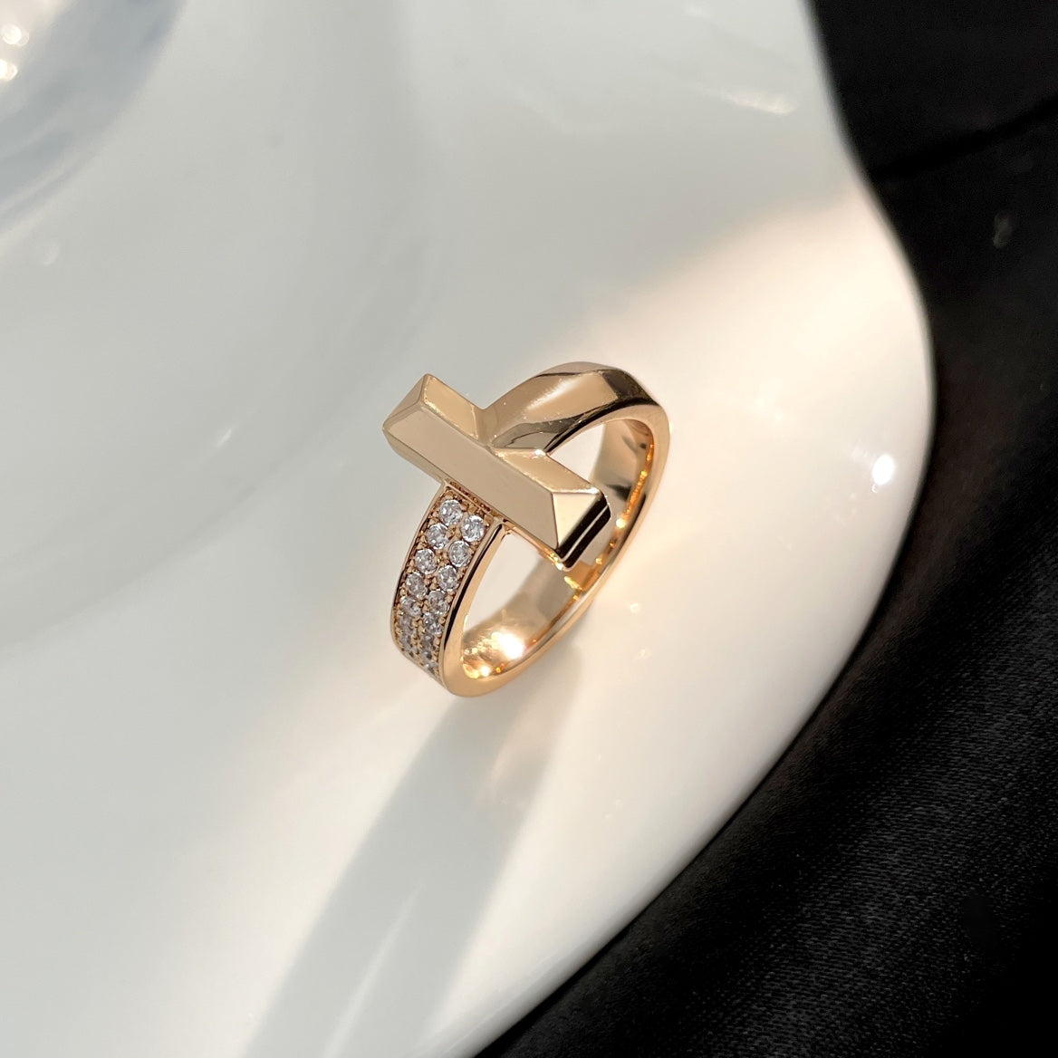 [Resenara Jewelry]T WIDE DIAMOND RING